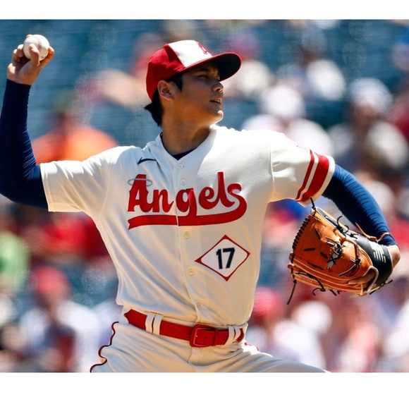Nike Los Angeles Angels Shohei Ohtani Number 17 Authentic Jersey - Picture 14 of 16